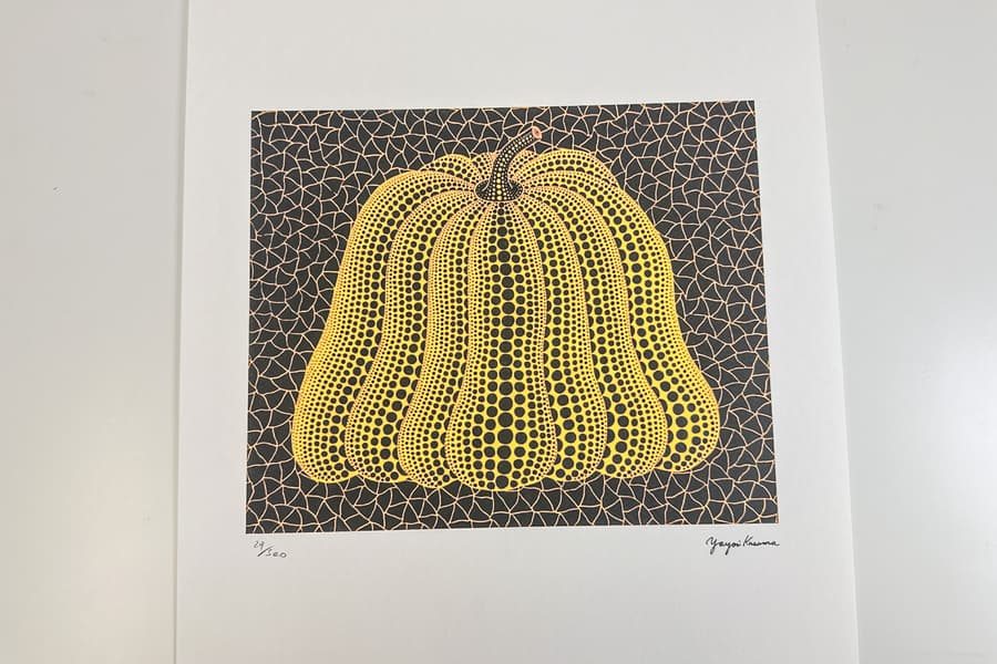 Lithografie nach Yayoi Kusama, limitiert